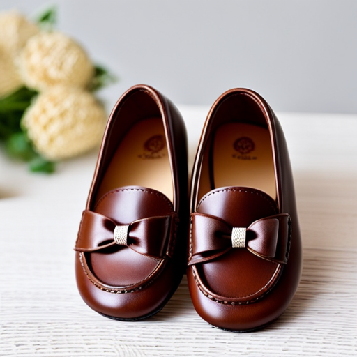 An image showcasing the timeless elegance of baby boy shoes aged 9-12 months