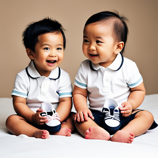 An image showcasing a pair of adorable baby shoes designed for 12-18 months
