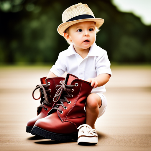 An image featuring a pair of adorable baby shoes for boys