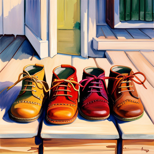 An image featuring a vibrant display of baby shoes, showcasing a variety of types like soft-soled moccasins, supportive sneakers, and adorable Mary Janes