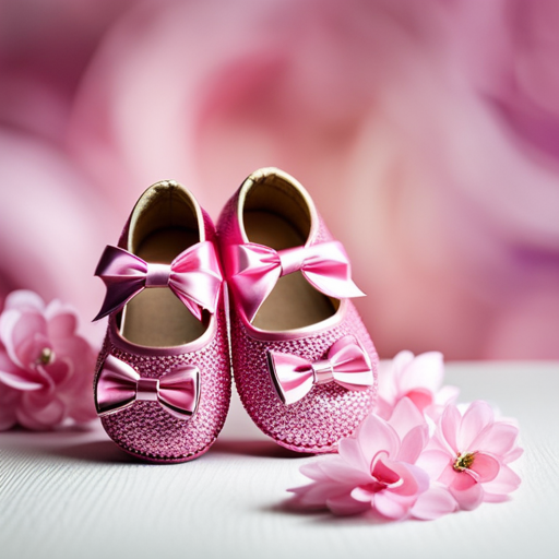  the essence of style with a captivating image of a pair of trendy pink baby shoes