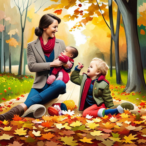 An image showcasing a playful scene with a baby wearing Clarks shoes, surrounded by vibrant autumn leaves, snowflakes, blossoming flowers, and sandy beach toys, representing the versatility of Clarks Baby Shoes for all seasons and occasions