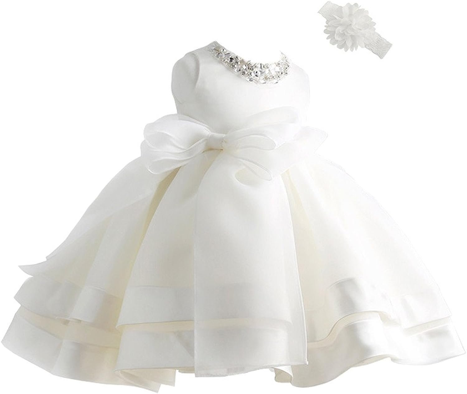Coozy Baby Girl Dress Christening Baptism Gowns Flower Girl Special Occasion Dress