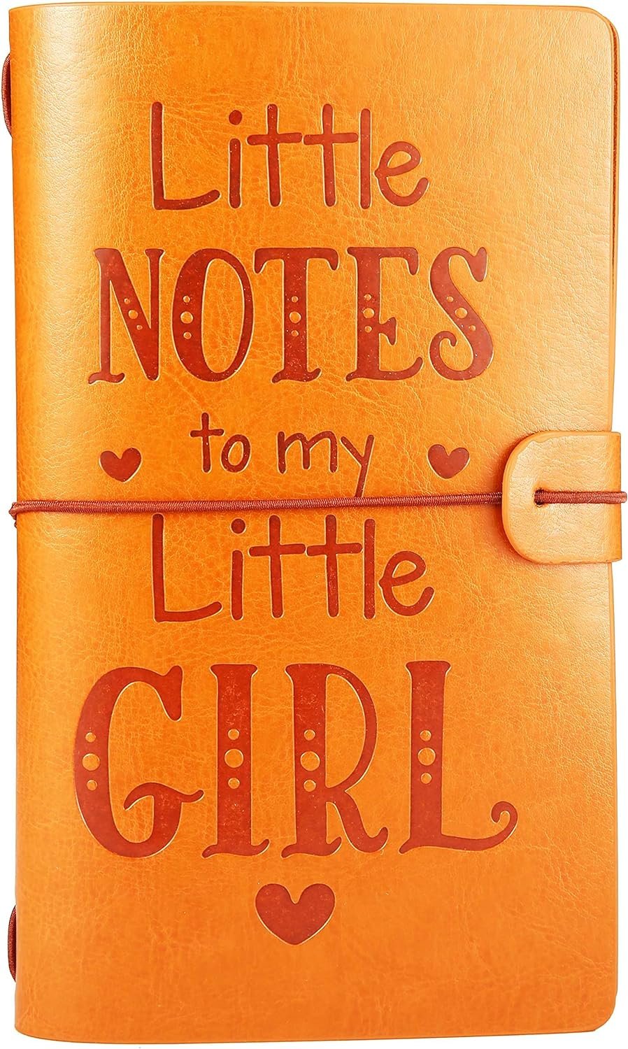 FYSIA Daughter Gift-Baby Journal Gift Shower for Daughter-Little Notes to My Little Girl-Baby Girl Keepsake-Mother to Daughter Gift-Refillable Photo Diary Journal-Memory Notebook Gift