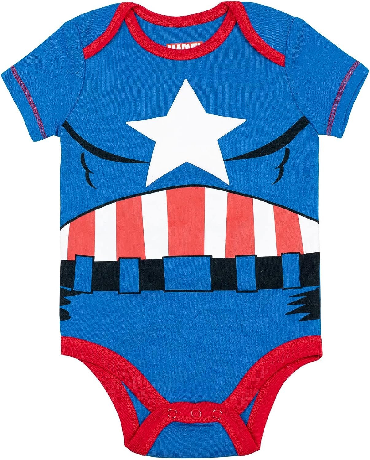 Marvel Baby Boys 5 Pack Bodysuits - The Hulk, Spiderman, Iron Man, and Captain America