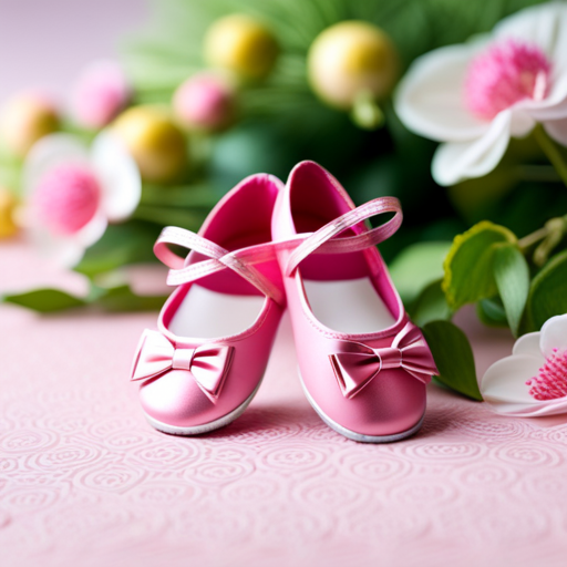  an enchanting image of a pair of size 9 baby shoes, showcasing their popular styles