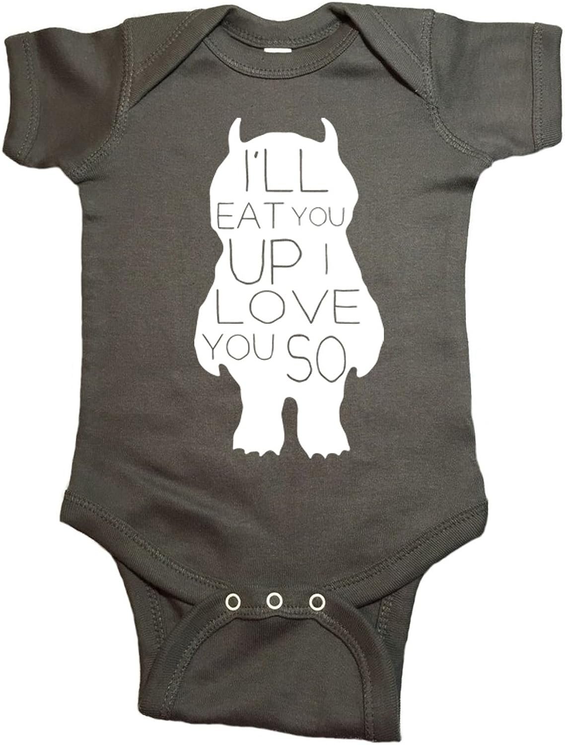 Where The Wild Things are Baby One Piece Love You So Bodysuit