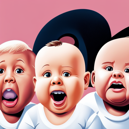 An image featuring three adorable baby faces, each with a different expression