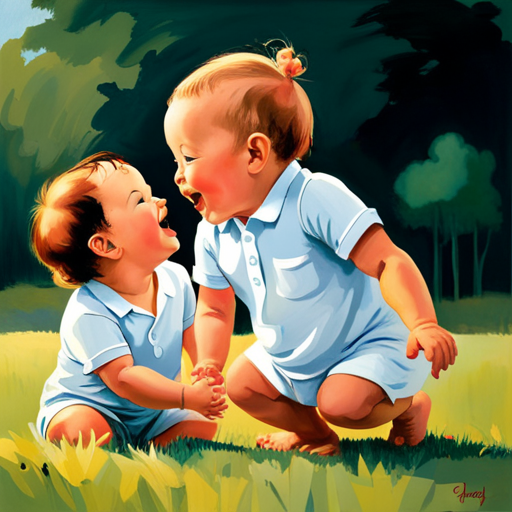 An image capturing the euphoric moment of a baby taking their first steps, showcasing their radiant smile, wide-eyed curiosity, and outstretched, determined arms while their parent's encouraging gaze illuminates the scene