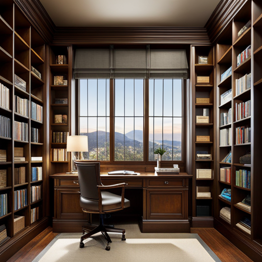 An image capturing a serene study space bathed in natural light, adorned with motivational posters, comfortable seating, and shelves stocked with books, encouraging teens to immerse themselves in their studies while feeling supported and inspired