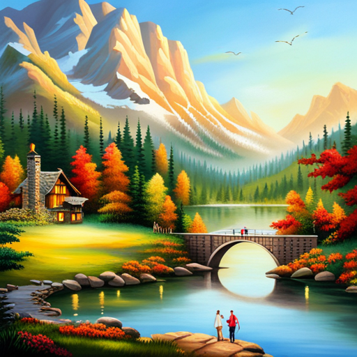 An image that captures the essence of 'Quality Time Beyond Games' through a serene landscape
