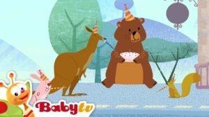 The Animal Train 🦓​🐻​🦘​ | Numbers for Kids | Kids Cartoon | @BabyTV