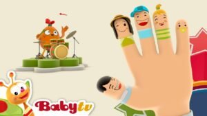 The Egg Band - Finger Family Song 🖐️  | Sing and Dance 🕺 |Nursery Rhymes & Kids Songs 🎵 @BabyTV