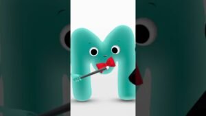 ABC Song | Letters with Charlie | Alphabet Song 😆 Letters H to N