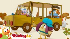 The Wheels on the Bus 🚌 | Nursery Rhymes & Kids Songs 🎵 | Egg Band  @BabyTV