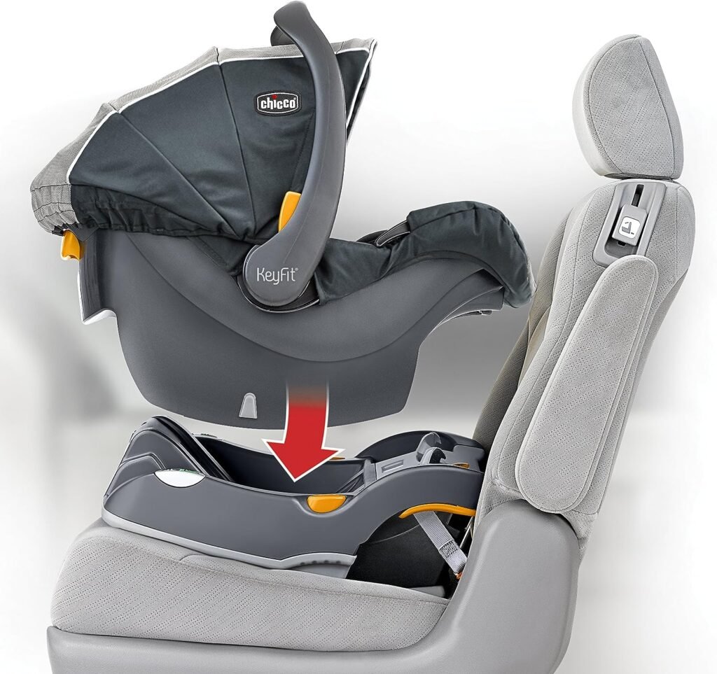 Chicco KeyFit 30 Zip Air Infant Car Seat and Base | Rear-Facing Seat for Infants 4-30 lbs. | Includes Infant Head and Body Support | Zip-Open Boot and 3D AirMesh