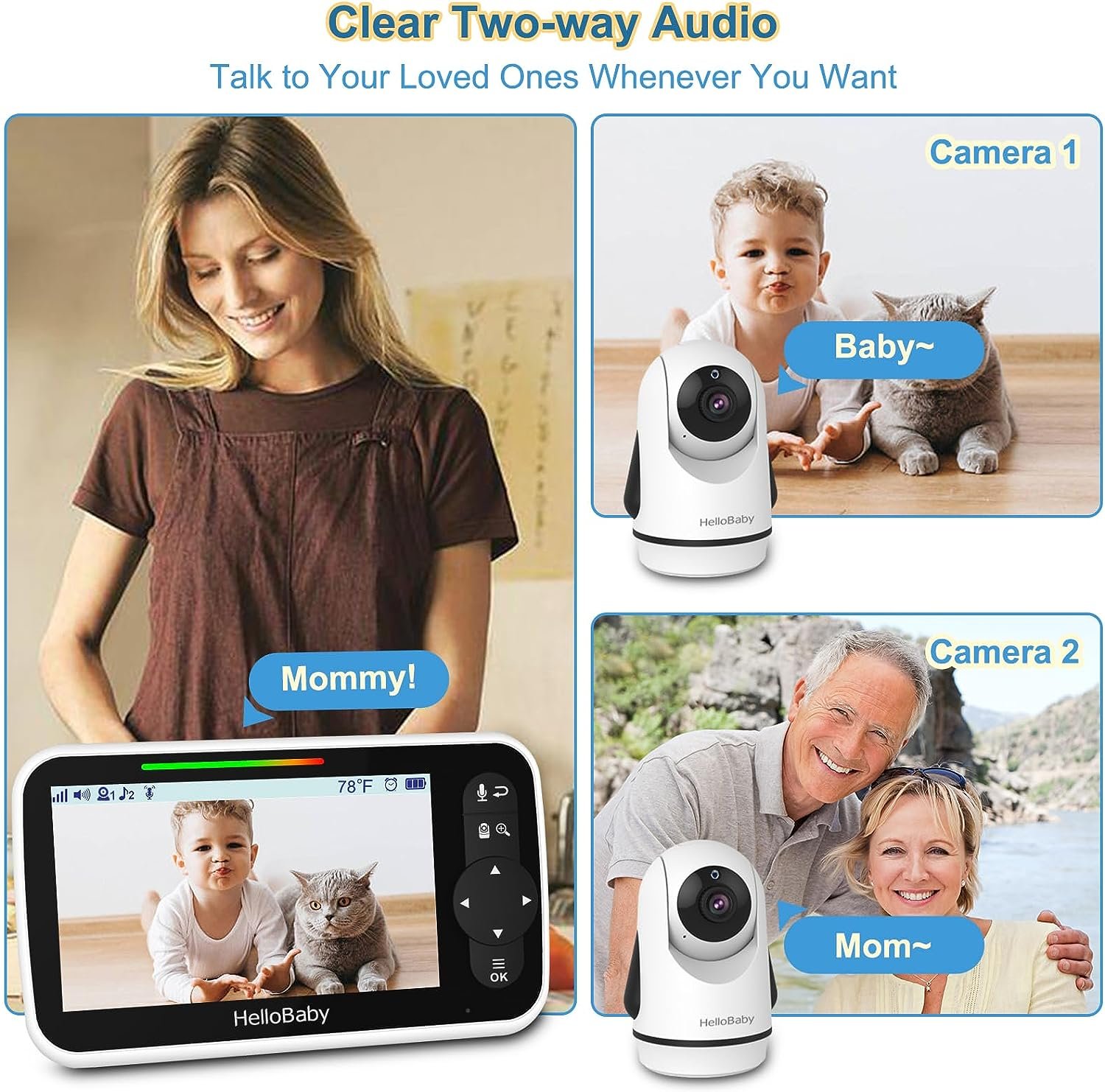 Comparing and Reviewing 5 Top Baby Monitors: Owlet, HelloBaby, OKAIDI, GALAYOU, and VTech