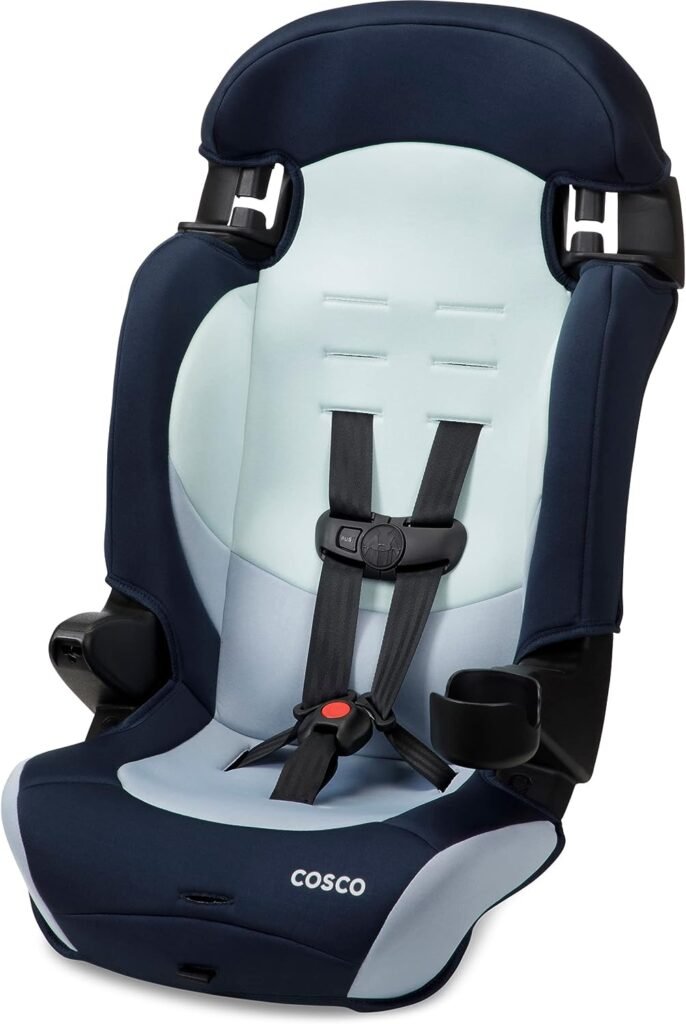 Cosco Finale DX 2-in-1 Booster Car Seat, Forward Facing 40-100 lbs, Rainbow