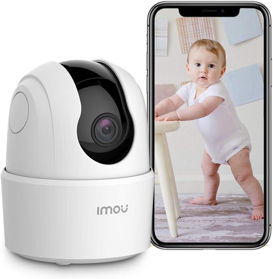 Imou Indoor Security Camera 1080p WiFi Camera (2.4G Only) 360 Degree Home Camera with App, Night Vision, 2-Way Audio, Human Detection, Motion Tracking, Sound Detection, Local  Cloud Storage
