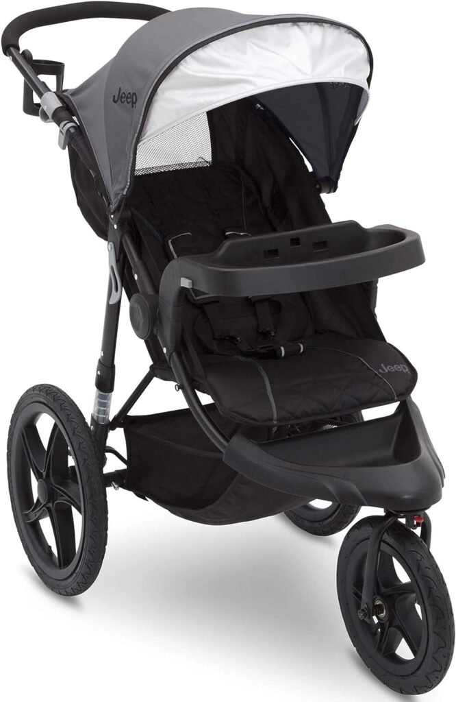 Jeep Classic Jogging Stroller by Delta Chidlren, Grey