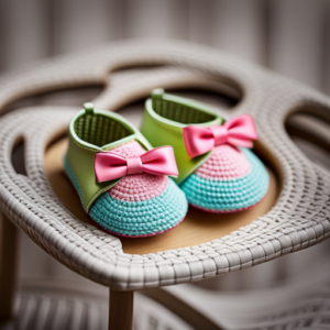 An image showcasing a pair of adorable baby shoes for 3-6 months old
