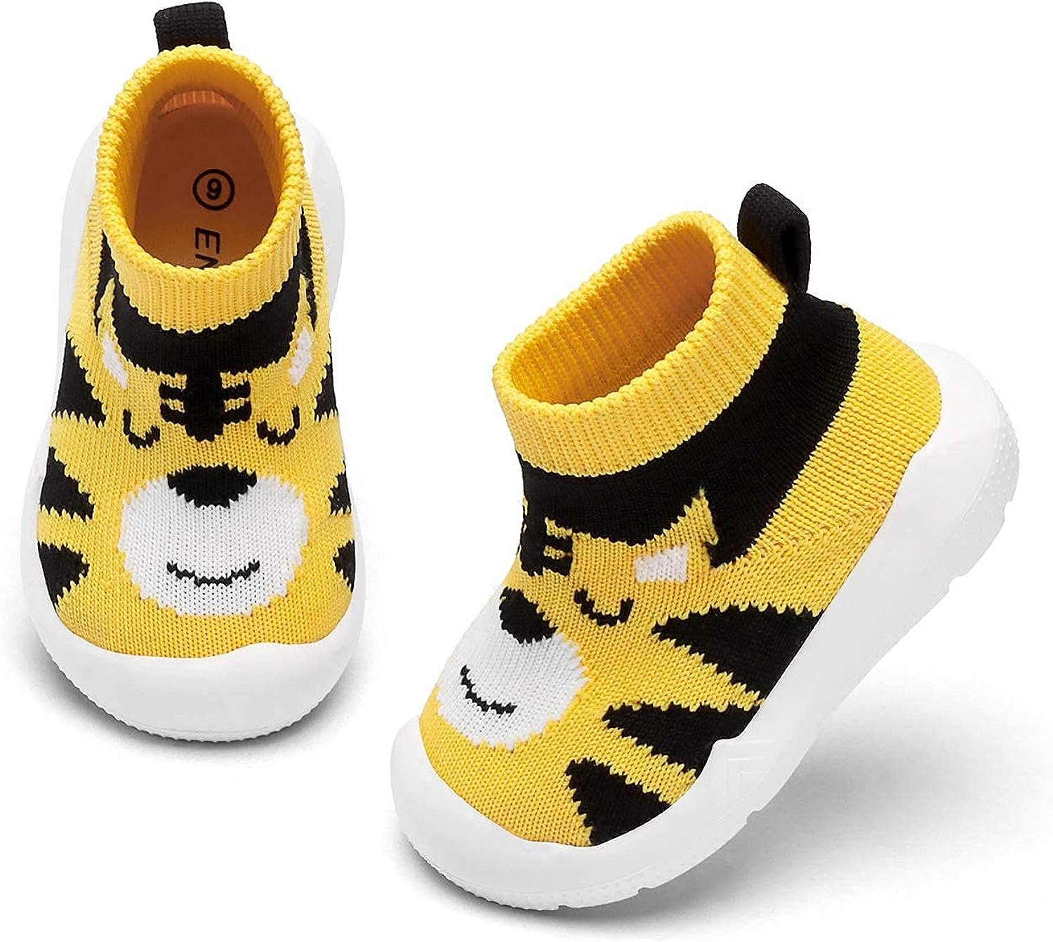 Baby Shoes Boys Girls Breathable Walking Sock Infant Shoes Baby First Walking Shoes Non-Skid Slipper Shoes with Soft Rubber Sole Toddle Sneaker