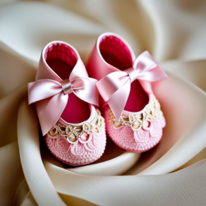 An image capturing the essence of pink baby shoes: tiny, delicate, and irresistibly cute