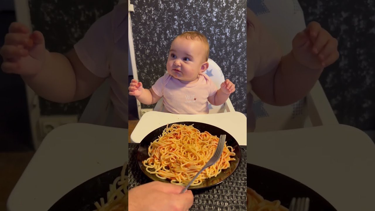 baby wants pasta 🍝 🎥 errigomartika