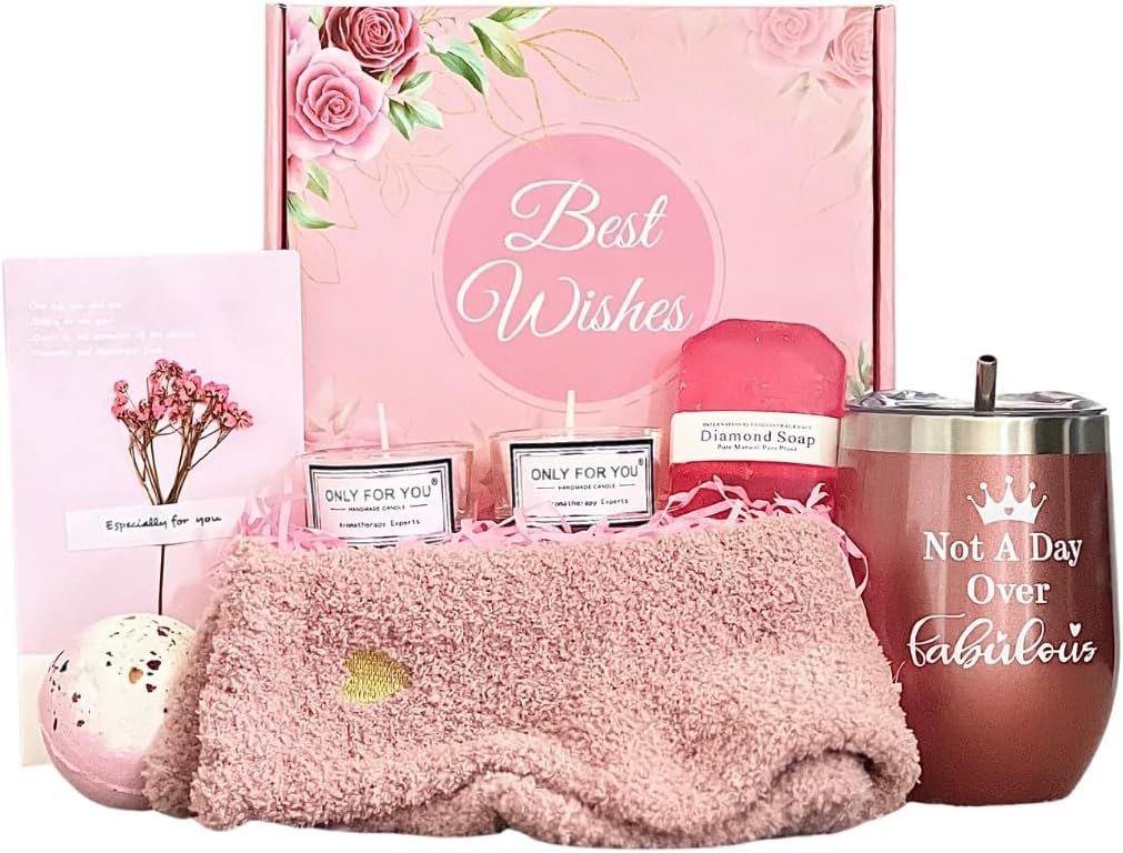 Birthday Gifts for Women- Gift for Her, Self Care Gift Set, Spa Gift Set for Women, Mothers Day Gift Set, Get Well Soon, Thinking of You Gift, Valentines Day Gift