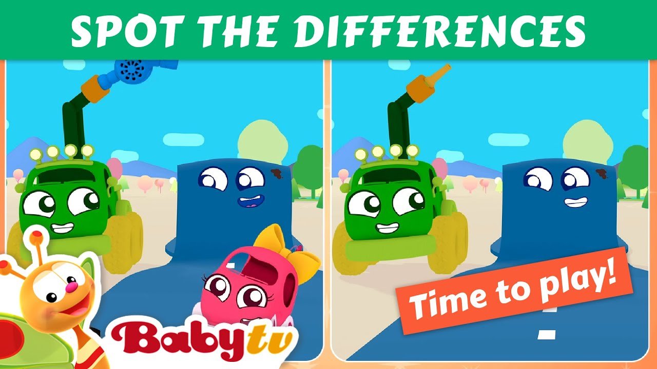 Spot the Differences with BabyTV’s Friends 🤩| Family Fun 👨‍👩‍👦 | Fun Games For Toddlers  @BabyTV