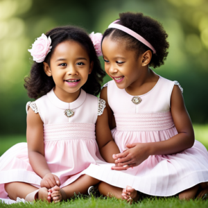 An image showcasing the delicate charm of size 4 baby shoes for girls