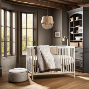 An image of a cozy nursery adorned with the finest Target Cunas De Bebes