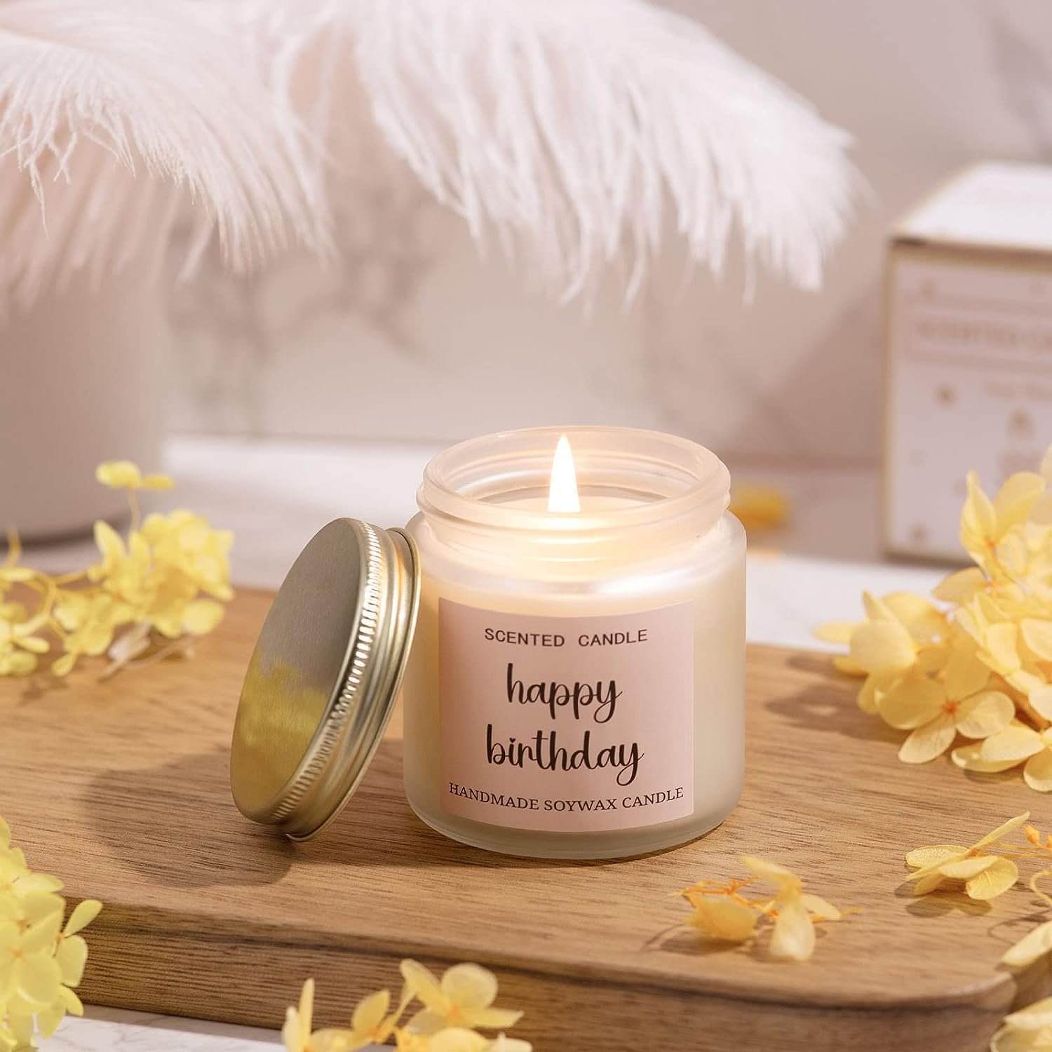 Birthday Gifts for Women,Happy Bath Set Relaxing Spa Gift Baskets Ideas Her, Mom, Sister, Female Friends, Coworker, Wife, Girlfriend, Daughter, Unique Women Who Have Everything