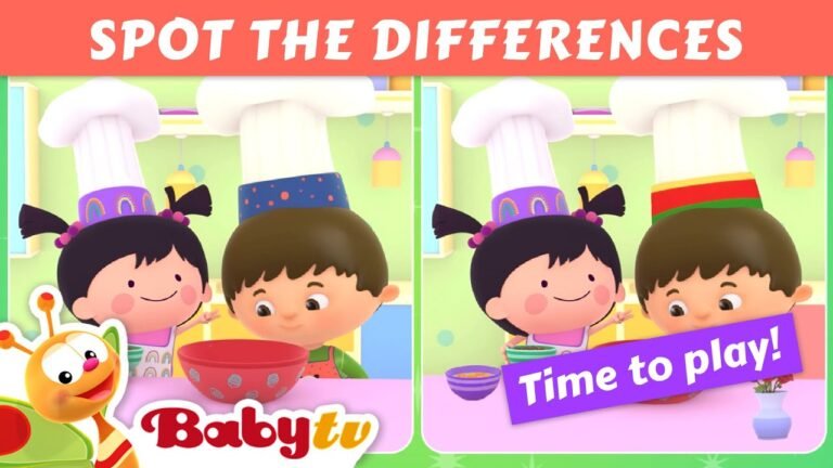 Spot the Differences Games 🔍​ Can You Find Them All? Nursery Rhymes & Songs For Kids🎵 @BabyTV