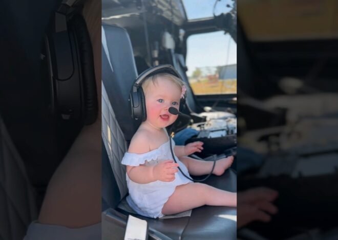 cutest pilot 😍 🎥 harperthedarper