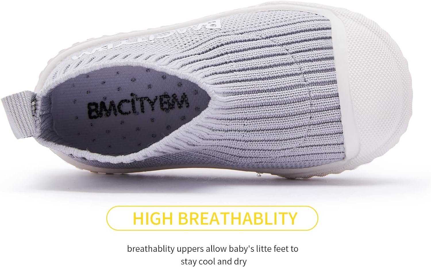 BMCiTYBM Baby Sneakers Girls Boys Lightweight Breathable Mesh First Walkers Shoes 6-24 Months