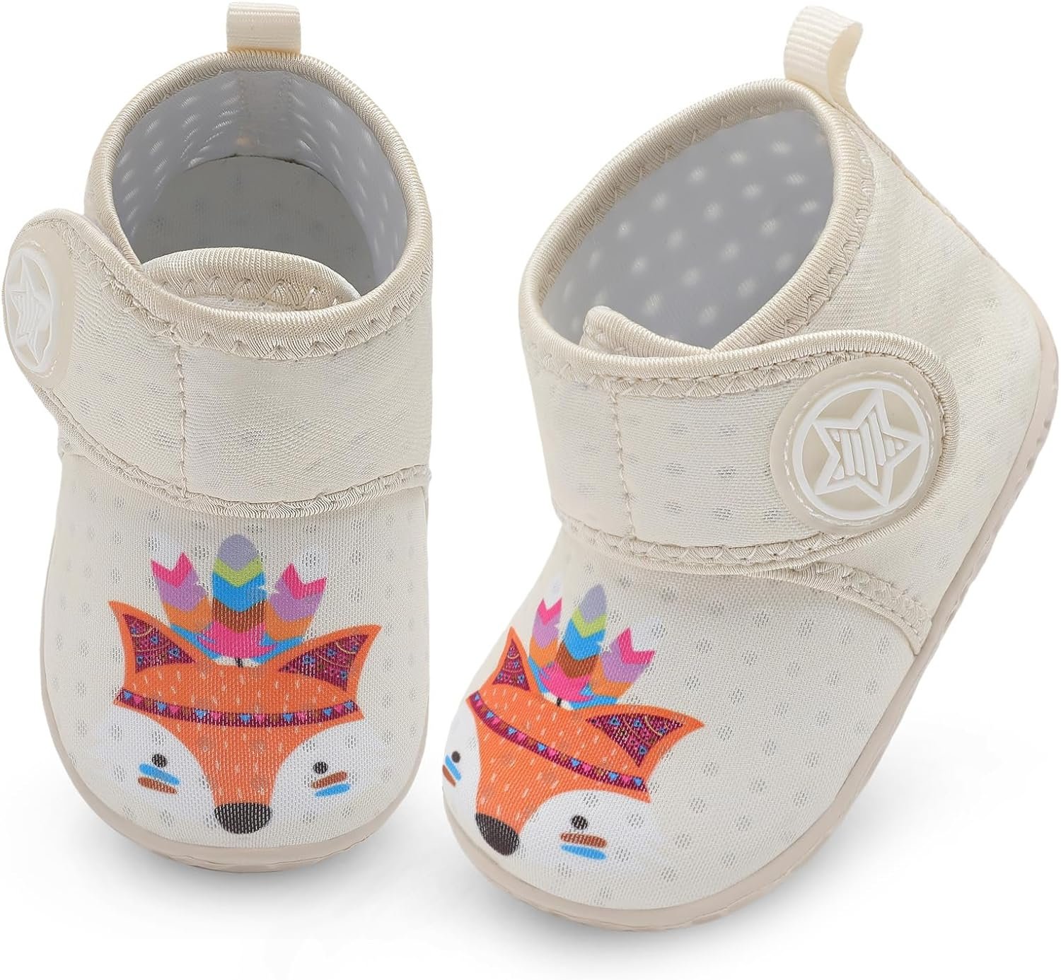 JOINFREE Baby Girls Boys Slippers Breathable Infant Shoes Non-slip First Walking Shoes Crib Shoes Indoor Outdoor