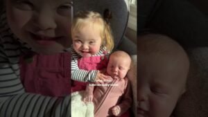 big sister taking care of a baby ❤️ 🎥 makingmilliestones