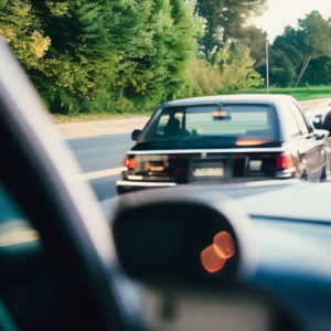 Avoiding Car Kidnapping Risks 5 An image of a vigilant driver checking their surroundings before entering their car