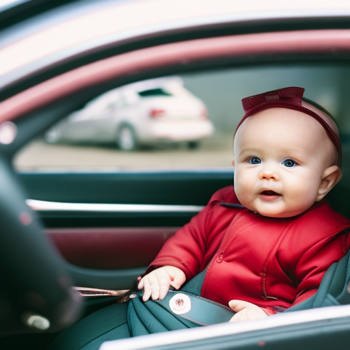  an image showcasing a parent effortlessly adjusting the car seat straps to fit snugly around their growing baby, highlighting the intricate mechanism and ensuring ultimate safety and comfort
