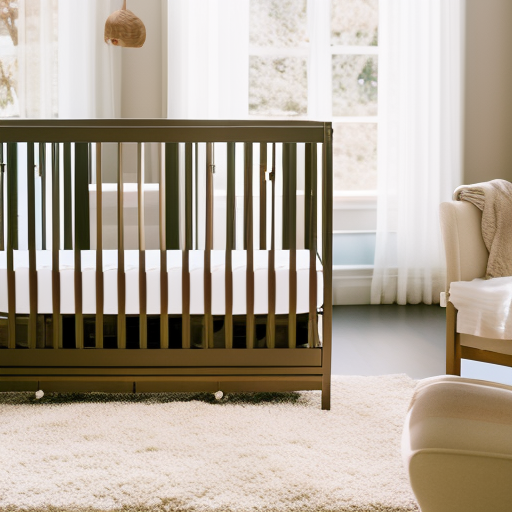 An image showcasing five stylish and affordable baby cribs, each under $100
