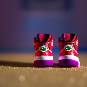 the essence of style and cuteness with an image of a pair of tiny, impeccably designed Baby Shoes Jordans