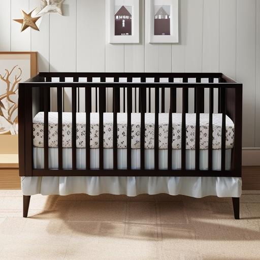 An image showcasing five impeccably crafted, budget-friendly cribs from the top 5 affordable crib brands