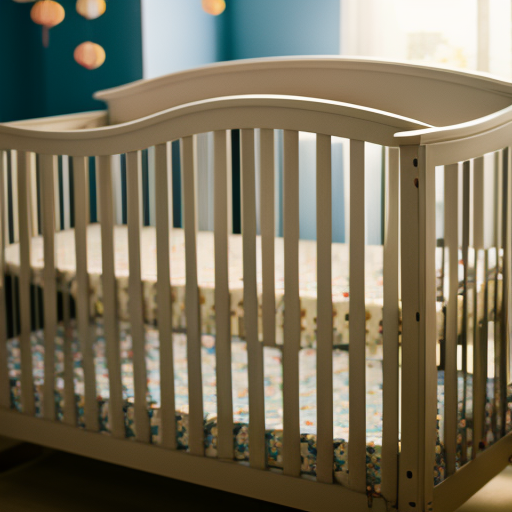 An image showcasing a nursery with various cribs in different sizes, highlighting their dimensions and proportions