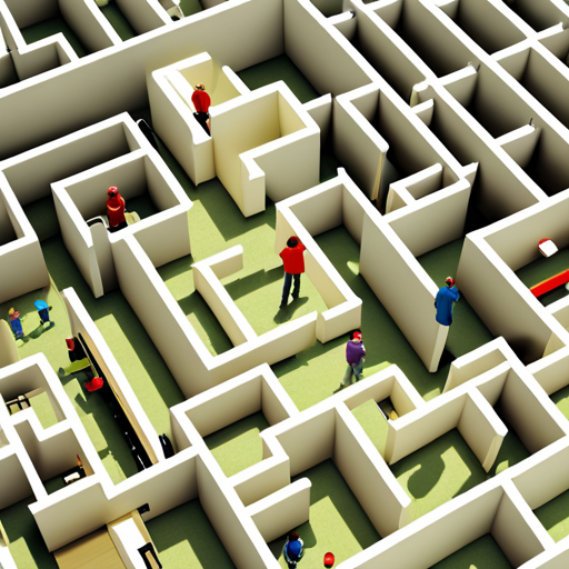 An image showcasing a maze with multiple paths, each representing a different parenting pattern