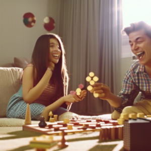 Building a Positive Parent-Teen Relationship 34 An image capturing a warm, sun-drenched living room