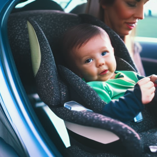 An image showcasing a parent effortlessly installing a car seat