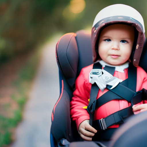 An image showcasing a car seat with a preschooler improperly secured, highlighting common mistakes to avoid: loose straps, incorrect buckle placement, twisted harness, and improper installation