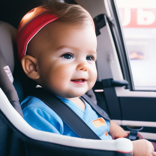 An image showcasing a toddler sitting securely in a properly installed car seat, with clear visibility of the correct harness positioning, chest clip placement, and seat angle to highlight the importance of choosing the right car seat for optimal safety