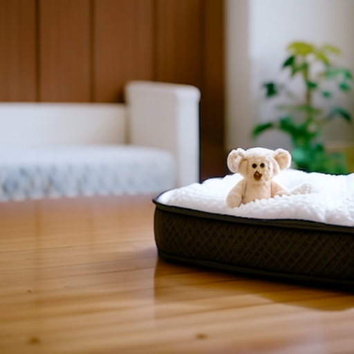 An image showcasing a meticulously clean and well-maintained crib for a baby boy